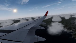 JAL B737 東京（羽田）17:30発 大阪（伊丹）18:30頃着【Live simulation】Tokyo (Haneda) RJTT to Osaka (Itami) RJOO