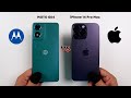 Motorola G04 vs iPhone 14 Pro Max Speed Test Live