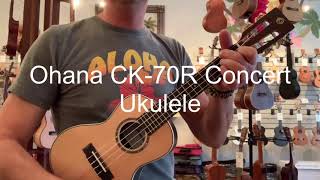 Ohana CK-70R Concert Ukulele Demo/Review at Aloha City Ukes