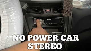 Car Stereo | No power! Ano ang dapat na icheck. | Test light /Multi meter basics.