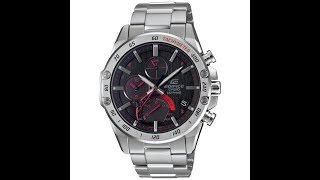 Casio Edifice EQB-1000XD-1AER Super Slim Chronograph Solar Bluetooth Saphirglas