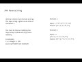 344. Reverse String  || LeetCode Solutions || LeetCode Reverse String Solution Explained - Java