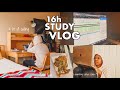 college study vlog | coding, studying, lectures, productivity, good food +note taking!