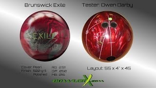 Brunswick Fortera Exile Ball Reaction Video - BowlerX.com