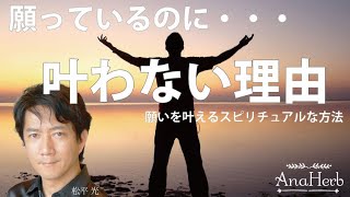 願っているのに叶わない理由を解説☆引き寄せの法則は嘘？願いを止めている存在の正体は？【日本一の手相占い師】スピリチュアルメッセージ☆松平 光