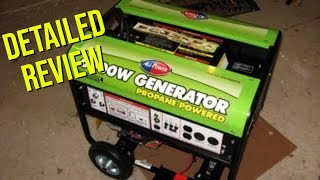 Detailed review of the All Power America 6000 watt propane generator