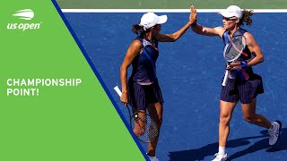 Championship Point | Stosur/Shuai Win Women's Doubles! | 2021 US Open