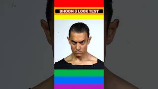 DHOOM 3👁️LOOK TEST AAMIR KHAN @filmyfactshere #shorts