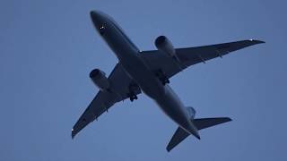 羽田空港新ルート　青山・表参道上空低空飛行中