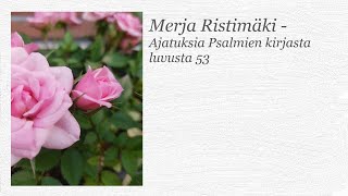 Merja Ristimäki: Ajatuksia Psalmien kirjasta