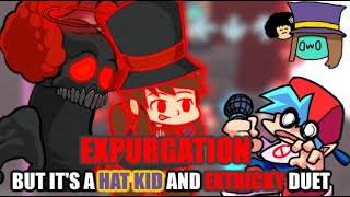 Friday Night Funkin' - "Expurgation" But Its Tricky And Hat Kid Duet - FNF Mods