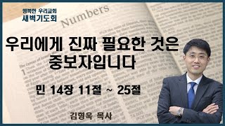 20250206 새벽 / 우리에게 진짜 필요한 것은 중보자입니다 / 민 14장 11절 ~ 25절 / 김형욱목사