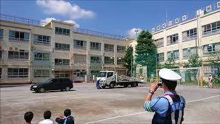 スケアードストレイト自転車講習会＠中野二中　中野区議会議員　小宮山たかし