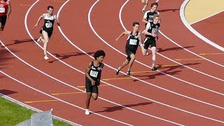 Joshua Obinna und Eddie Klein, Troisdorfer LG, 100 Meter + 200 Meter