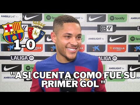 Vitor Roque Salva Al Barça Con Su Primer Gol Ante El Osasuna Y Asi Lo ...