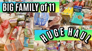 💰 MASSiVE BiG FAMiLY GROCERY SHOPPiNG HAUL for OCTOBER 2021 | Groceries for Large Family of 11 🛒