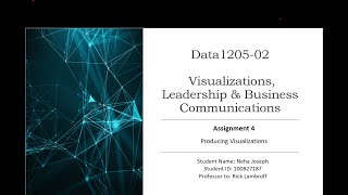 Assignment 4-Producing Visualizations| Data1205-02 | Gender Inequality in HIV Infections | Tableau |