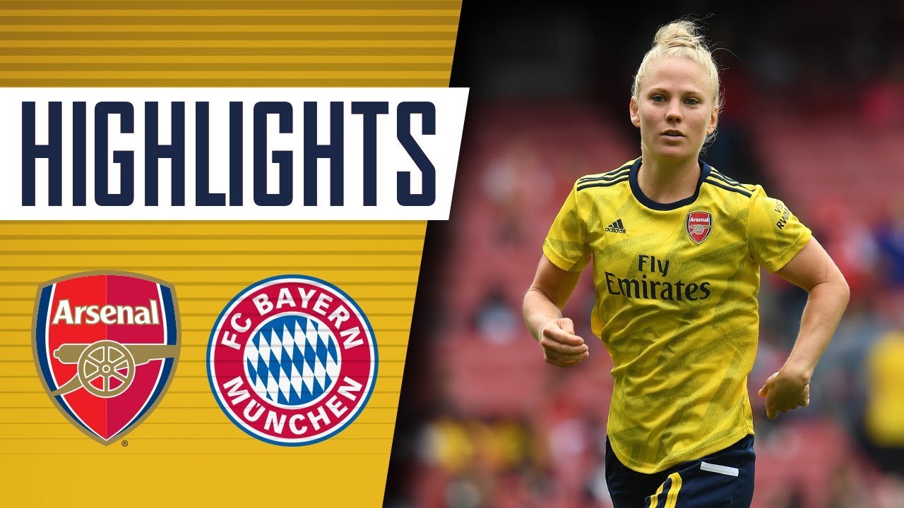 HIGHLIGHTS: Arsenal Women 0-1 Bayern Munich Women | Emirates Cup 2019 ...