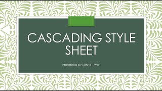How to use CSS in KompoZer?