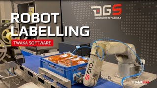 Robot Labbeling Twaka Foodsoftware | Tracking and Tracing