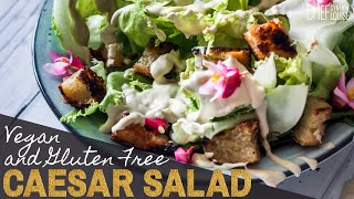 How To Make Vegan Caesar Salad In Minutes (Gluten Free Recipe)