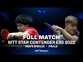 FULL MATCH | Wang Chuqin vs Truls Moregard | MS Final | WTT Star Contender ESS 2022