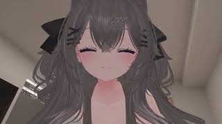 【#VRChat】飼い主さんを頑張って起こすnya！【chloёくろえ】