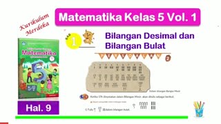 Persoalan 2 hal. 9 - Matematika Kelas 5 Vol. 1 Bab 1 Bilangan Desimal dan Bilangan Bulat - K Merdeka