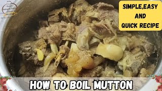 Boiled Mutton | How to Boil Mutton #bakraeid #mutton