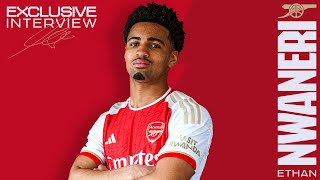 EXCLUSIVE INTERVIEW | Ethan Nwaneri on signing a professional contract at Arsenal ❤️