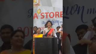 Oviya at Saravana store the crown mall in omr Chennai