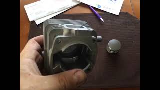 Rovan piston port 45cc look at my porting and piston mods