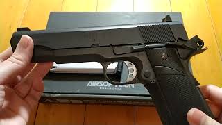 Western Arms R type / SCW versions M1911 GBB Airsoft Pistol ft. WA MEU early SCW2