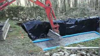 Installation /Fosse Septique /Septic Tank with difficult access