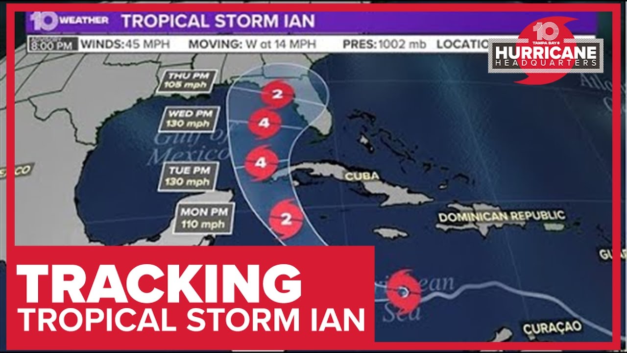 Tropical Storm Ian: See Latest Forecast Cone, Spaghetti Models ...