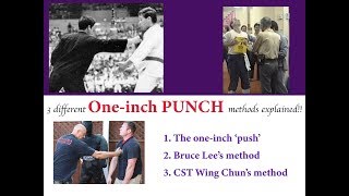 1-inch punch!! BRUCE LEE and WING CHUN methods explained