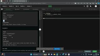 Search Pattern (Rabin-Karp Algorithm) GFG POTD Python Solution geeks for geeks problem of the day