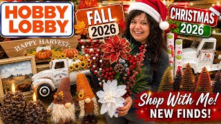 Hobby Lobby FALL 2026 + CHRISTMAS 2026 SHOP WITH ME! NEW Decor Finds!