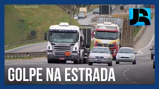 Quadrilha engana caminhoneiros com golpe que termina em roubo e sequestro