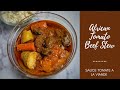 African Tomato Beef Stew  (Guinean Food 🇬🇳) | Sauce Tomate à la Viande