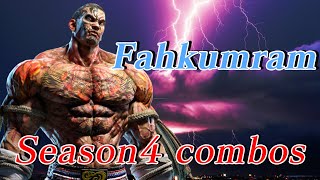 鉄拳7 ファーカムラムS4コンボ/TEKKEN7 Season4 Fahkumram Combos