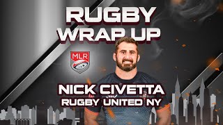 Major League Rugby/Rugby United NY/ USA Rugby star Nick Civetta re MLR v Premiership & Coming Home