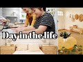 DAY IN THE LIFE -SIMPLE LIVING- mountains-mini home projects-painting-baking