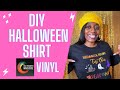 DIY Halloween Shirt with @HeatTransferWarehouse Vinyl