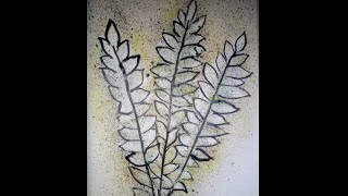 #shorts / #viral / flower drawing / drawing video / how to draw leaves / leaf drawing