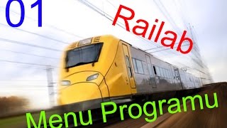 01 - Railab - Menu programu