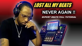 How to Export / Save Beats in Any DAW - MPC X Software Tutorial