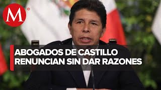 Renuncian los abogados de Castillo a su defensa sin dar explicaciones