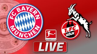 🔴FC Bayern München - 1. FC Köln | Bundesliga 17. Spieltag | Liveradio