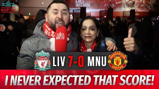 I Never Expected That Score! | Liverpool 7-0 Manchester United | Jeet | Fan Cam